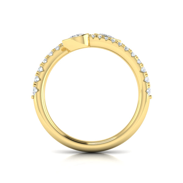 Diamond Double Wrap Ring