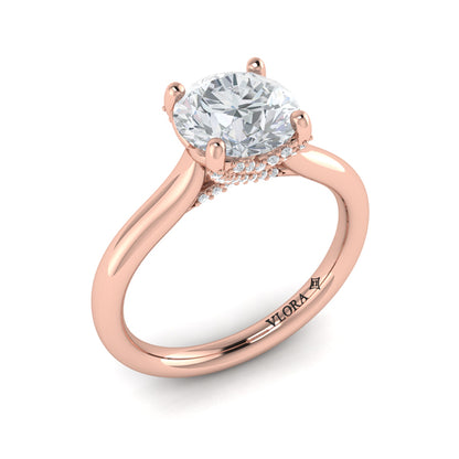 Elegant Classic Solitaire Engagement Ring