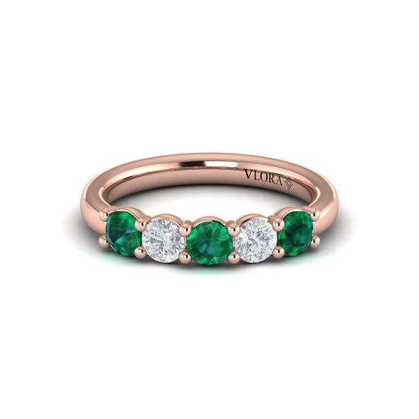 Emerald and Diamond Band