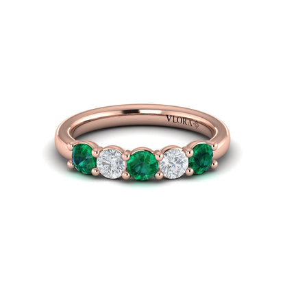 Emerald and Diamond Band