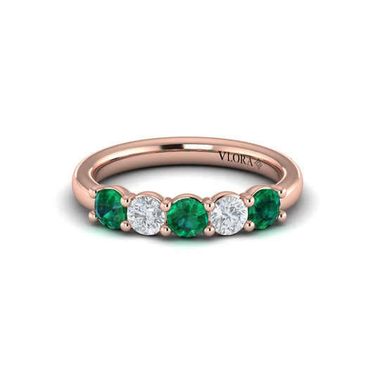 Emerald and Diamond Band