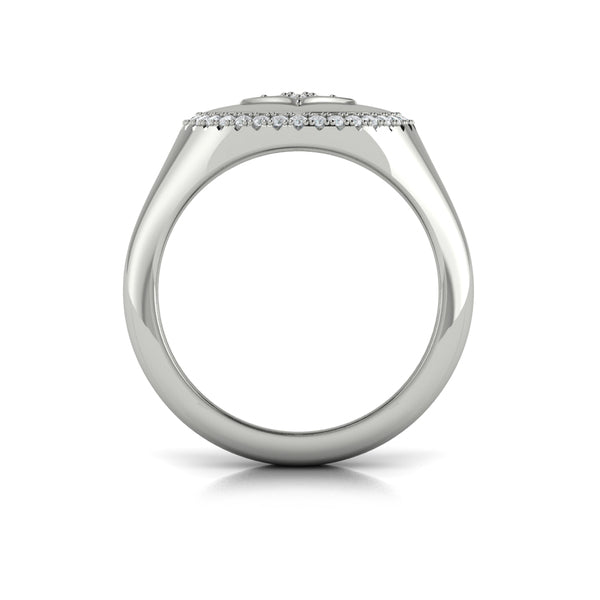 Diamond Ring from AMULETA Collection in Platinum