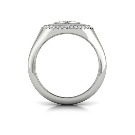Diamond Ring from AMULETA Collection in Platinum