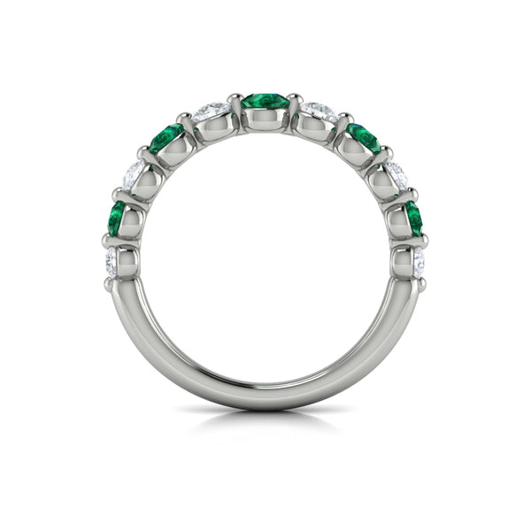 Diamond and Emerald Ring