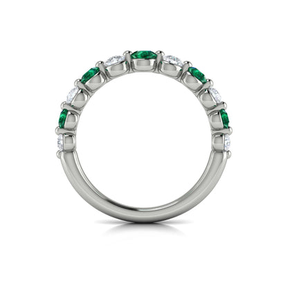 Diamond and Emerald Ring