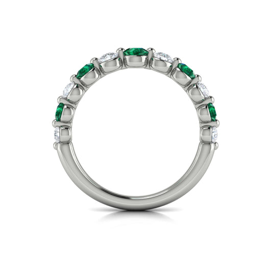 Diamond and Emerald Ring