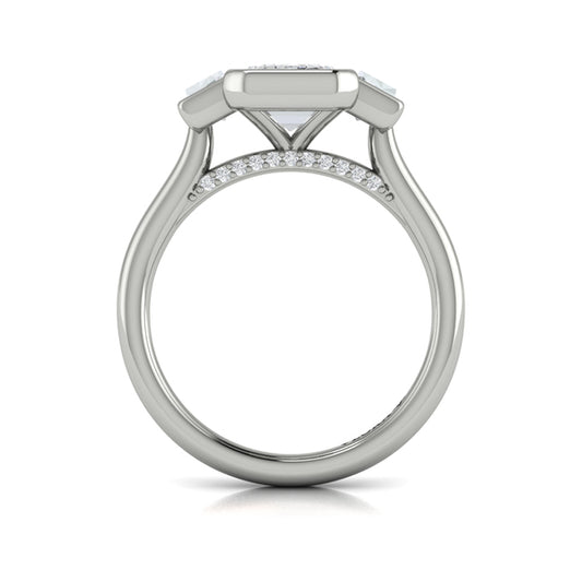 Architectural Elegance Engagement Ring