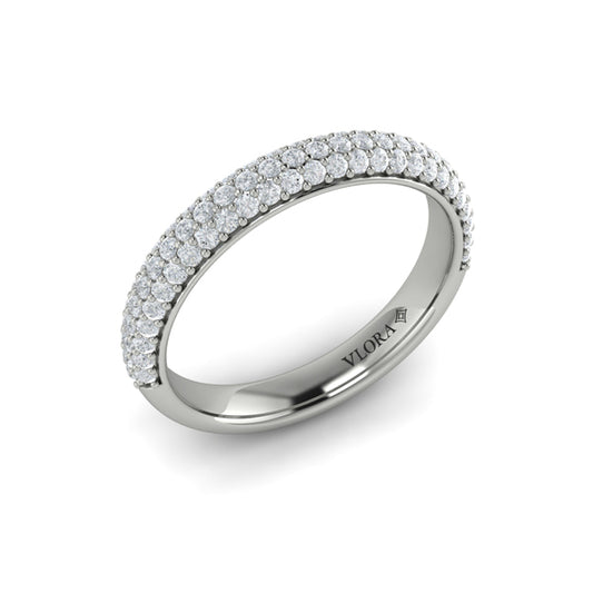 Bold Pavé Diamond Band