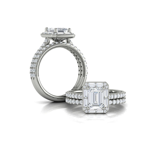 Matching Bands Wedding Band in Platinum by Vlora Bridal