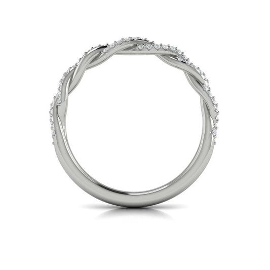 Matching Band for Entwined Engagement Ring