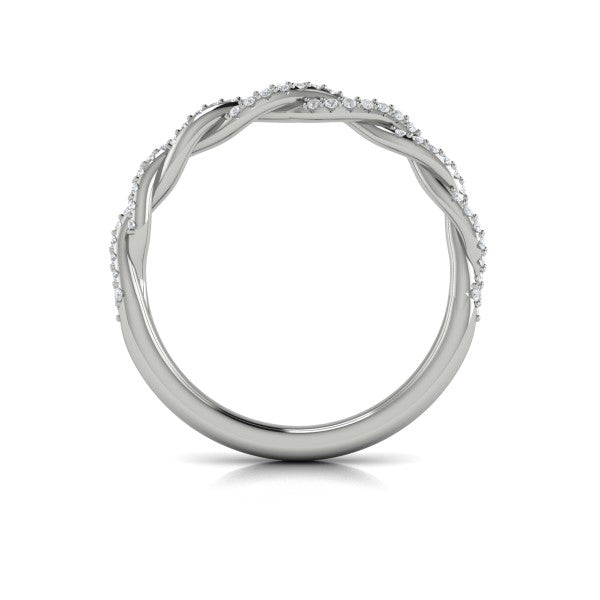 Matching Bands Wedding Band in Platinum by Vlora Bridal