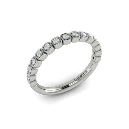 Stackables Wedding Band in Platinum by Vlora Bridal