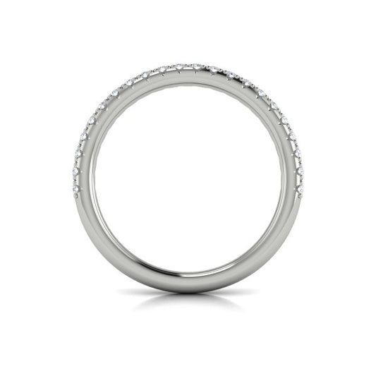 Matching Band for Elegant Oval Modern Vintage Engagement Ring