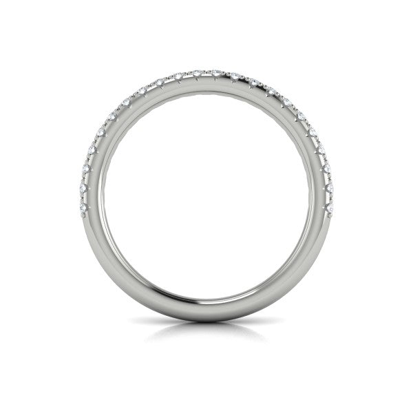 Matching Band for Elegant Oval Modern Vintage Engagement Ring