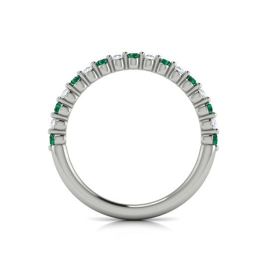 Diamond and Emerald Ring