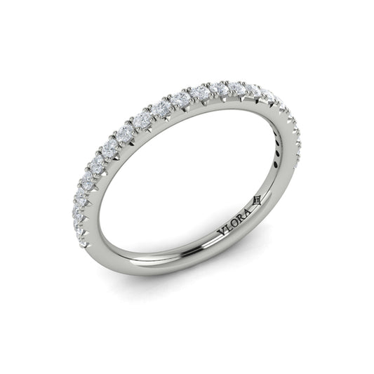 Matching Band for Elegant Classic Solitaire Engagement Ring