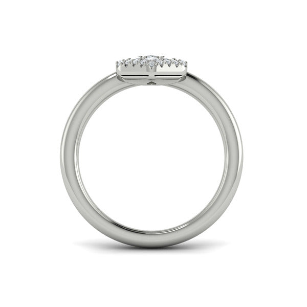 Diamond Cluster Single Honeycomb Ring