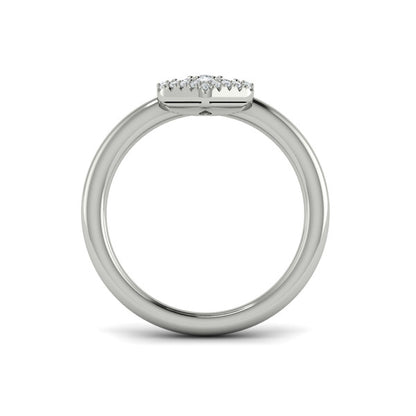 Diamond Cluster Single Honeycomb Ring