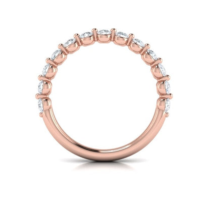 Matching Bands Wedding Band in 14K Rose Gold by Vlora Bridal
