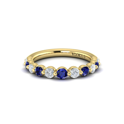 Diamond and Sapphire Ring