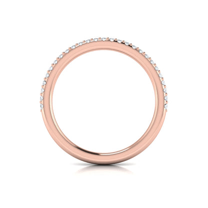 Matching Bands Wedding Band in 14K Rose Gold by Vlora Bridal
