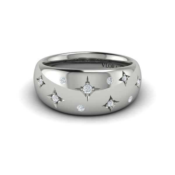 Diamond Ring from ESTRELLA Collection in Platinum