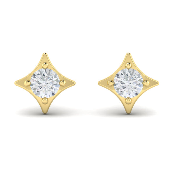 Diamond Vlora Star Stud Earrings