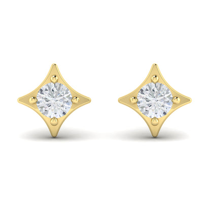 Diamond Vlora Star Stud Earrings