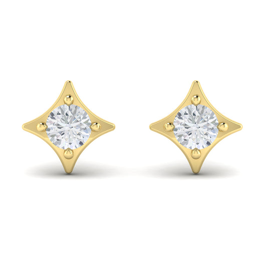 Diamond Vlora Star Stud Earrings