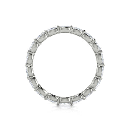 Graceful Oval Eternity Band