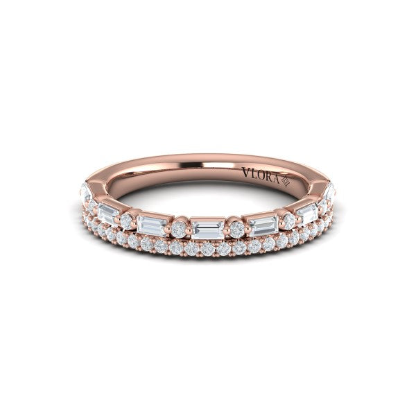 Baguette Dual Stackable Band