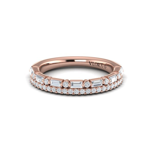 Baguette Dual Stackable Band