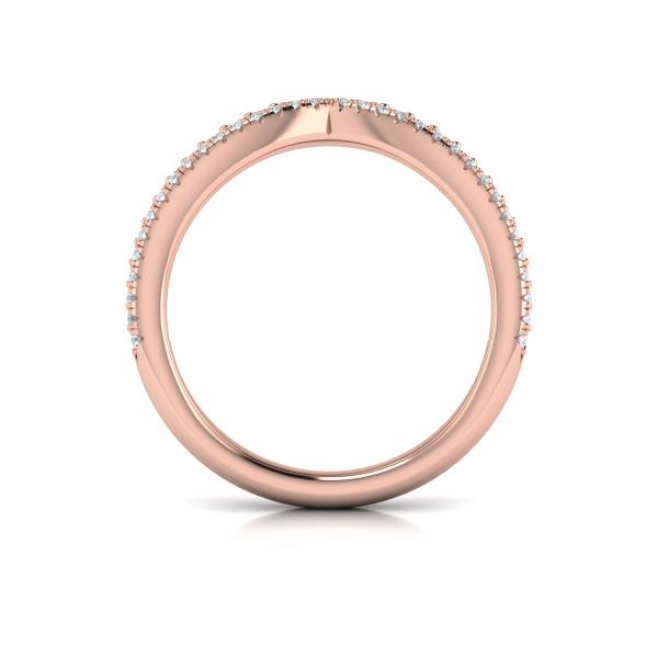 Double Chevron Contoured Band