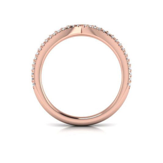 Double Chevron Contoured Band