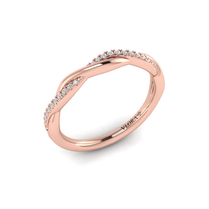 Slim Twist Stackable Band