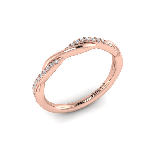 Slim Twist Stackable Band