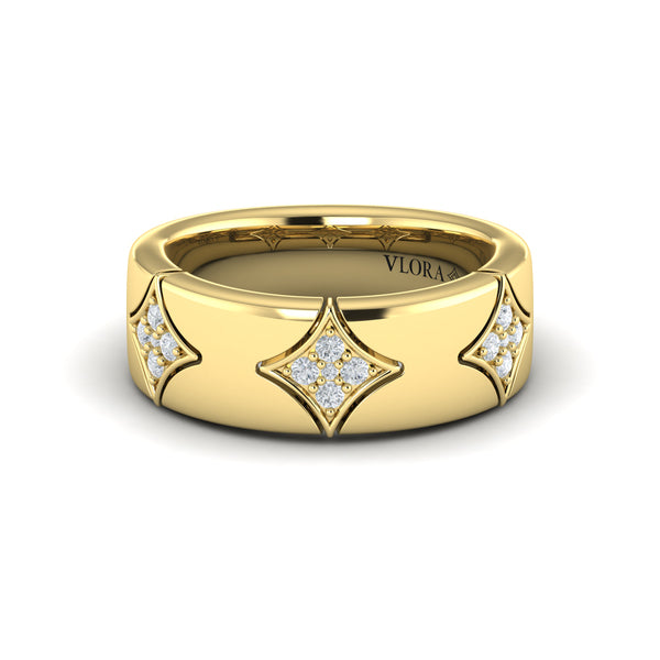 Diamond Cluster Vlora Star Ring