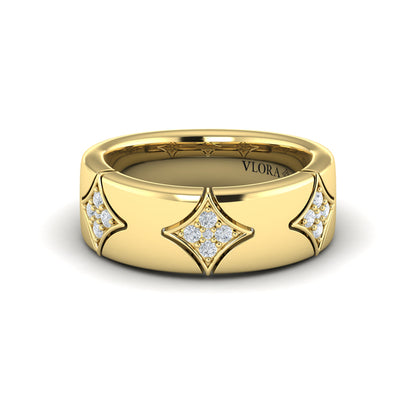 Diamond Cluster Vlora Star Ring