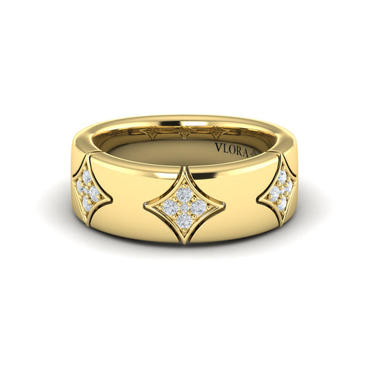 Diamond Cluster Vlora Star Ring