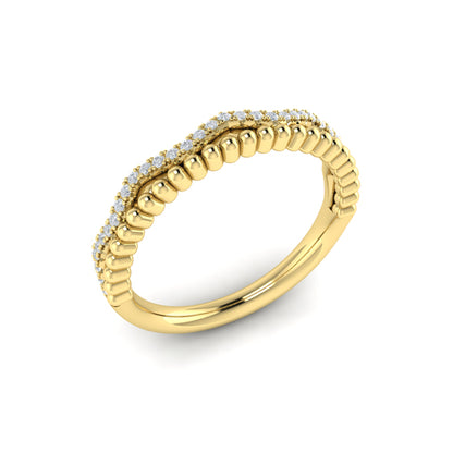 Double Wave Stackable Band