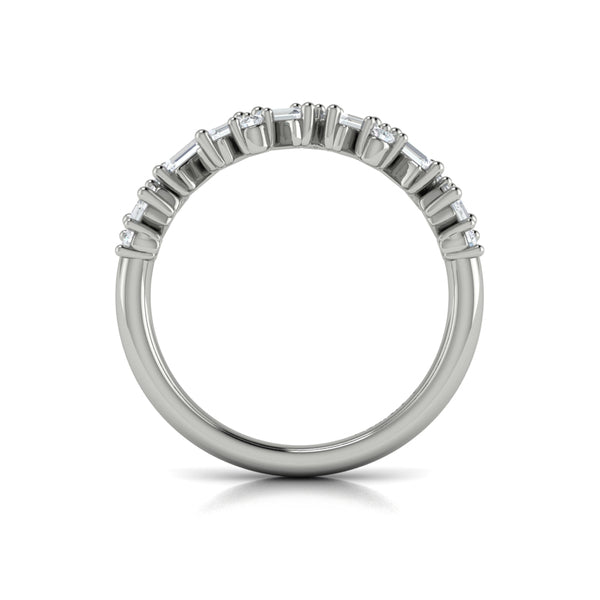 Multi Baguette and Round Diamond Ring