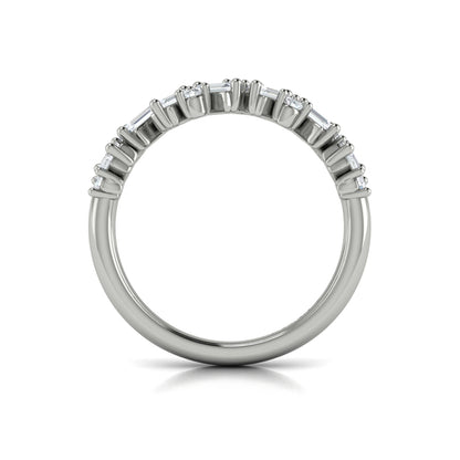 Multi Baguette and Round Diamond Ring