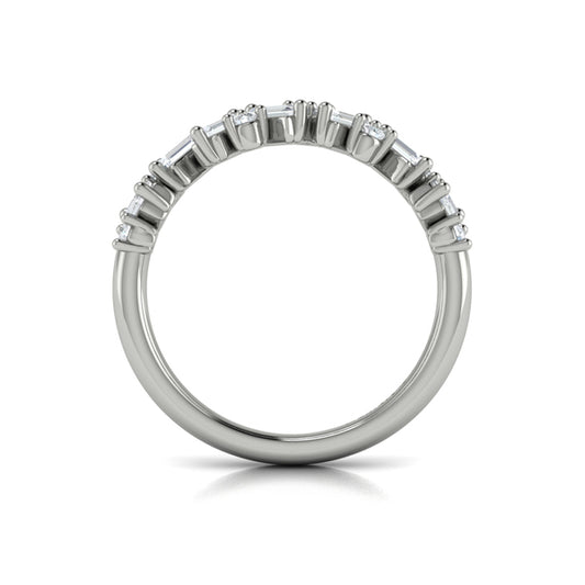 Multi Baguette and Round Diamond Ring