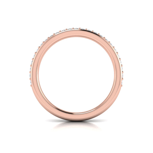 Matching Band for Bold Bezel Emerald Cut Engagement Ring