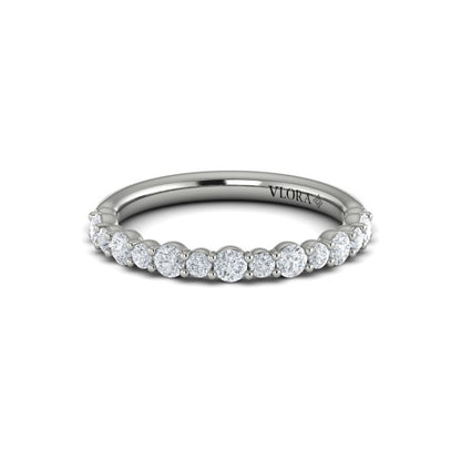 Stackable Bands Wedding Band in Platinum by Vlora Bridal