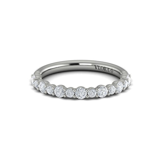 Stackable Bands Wedding Band in Platinum by Vlora Bridal