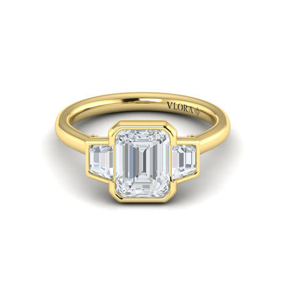 Architectural Elegance Engagement Ring