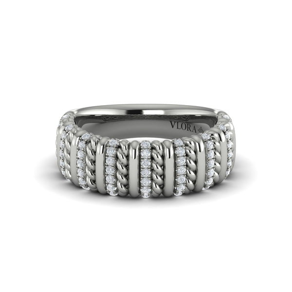 Diamond Rope Ring