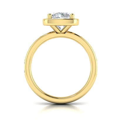 Art Deco Baguette Channel Engagement Ring