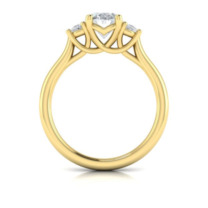 Harmony Three Stone Engagement Ring